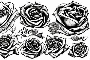 king, roses, jiu jitsu tattoo idea