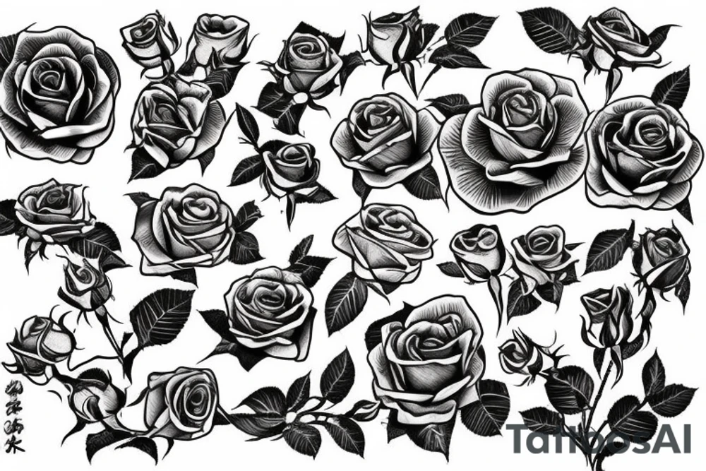 king, roses, jiu jitsu tattoo idea