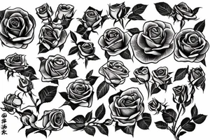 king, roses, jiu jitsu tattoo idea