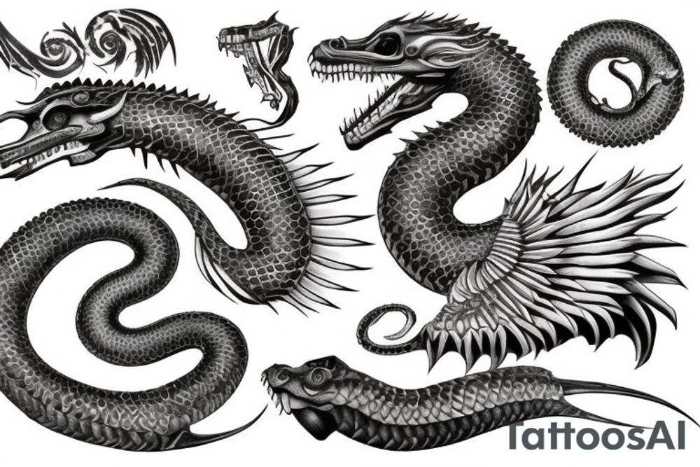 quetzalcoatl tattoo idea