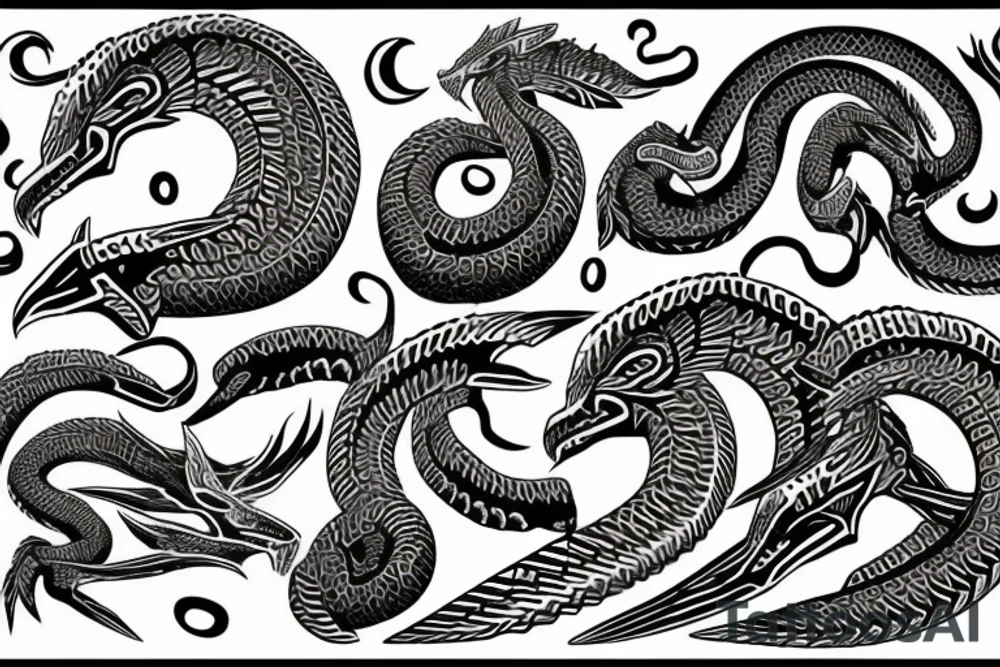 quetzalcoatl tattoo idea