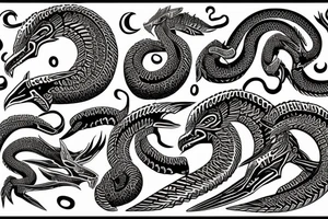 quetzalcoatl tattoo idea