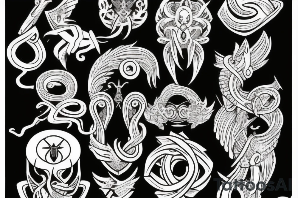 caduceus tattoo idea