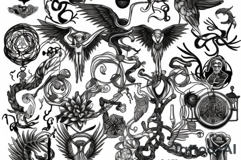 caduceus tattoo idea