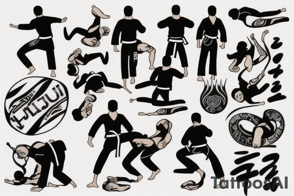 jiu jitsu tattoo idea