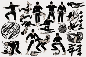 jiu jitsu tattoo idea