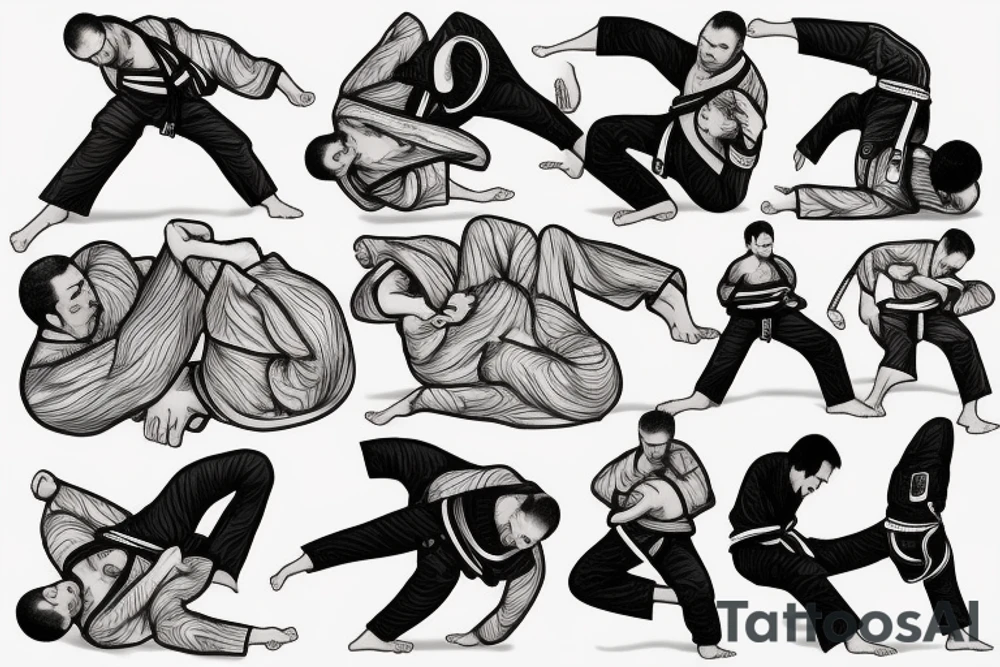 jiu jitsu tattoo idea