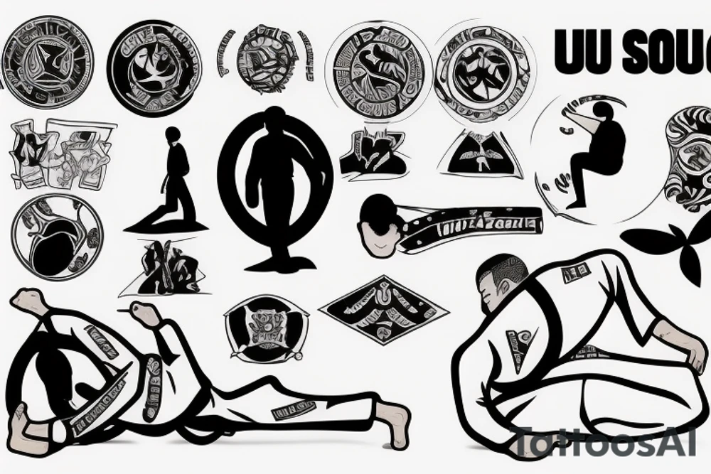jiu jitsu tattoo idea