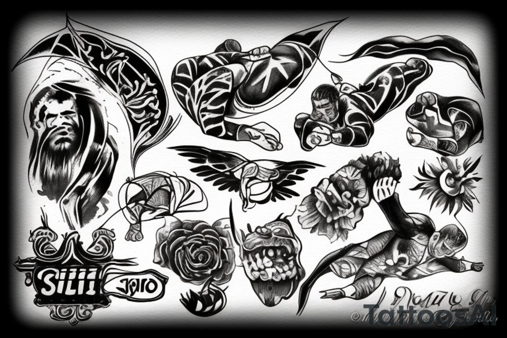 jiu jitsu tattoo idea