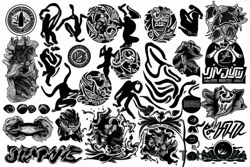 jiu jitsu tattoo idea