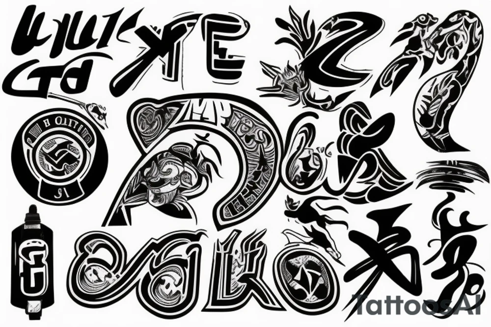 jiu jitsu tattoo idea