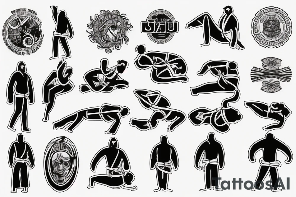jiu jitsu tattoo idea