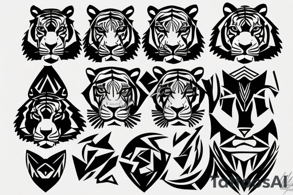 Tiger tattoo idea