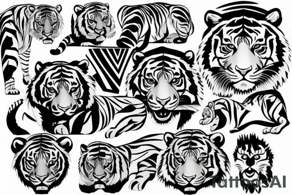 Tiger tattoo idea