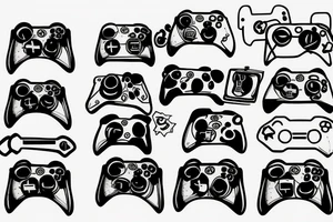 xbox controller tattoo idea