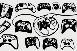 xbox controller tattoo idea