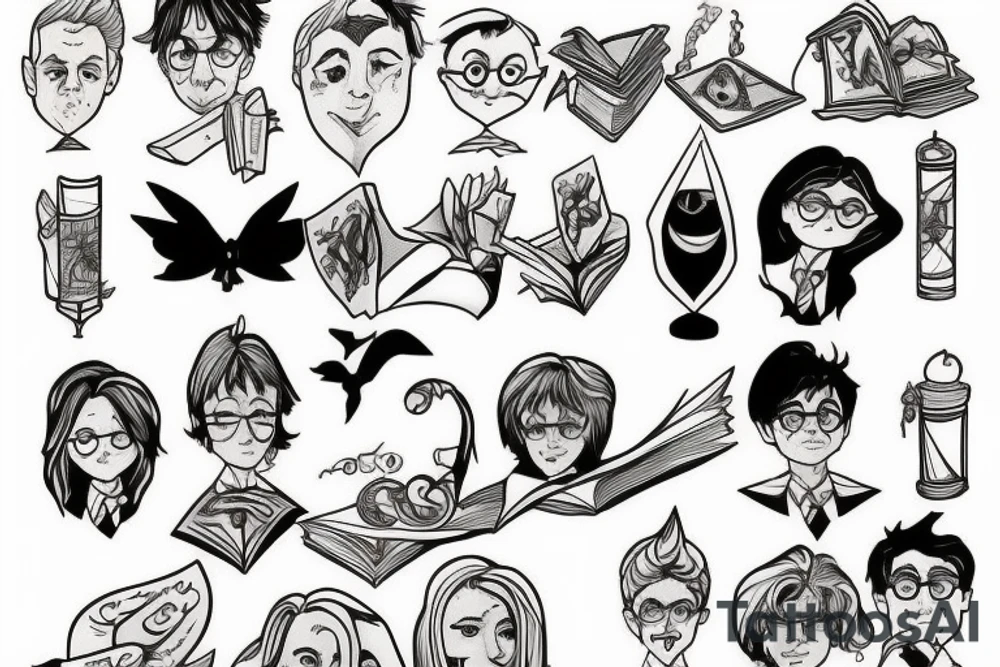 sexy harry potter tattoo idea