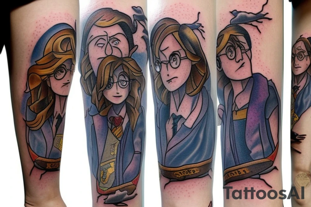 sexy harry potter tattoo idea