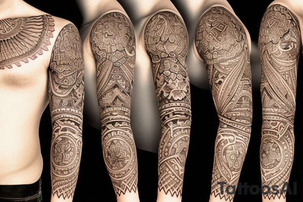 Traditional 
Sleeve tattoo idea