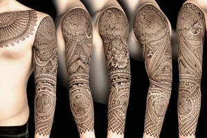 Traditional 
Sleeve tattoo idea