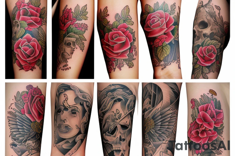 American 
Traditional 
Sleeve tattoo idea