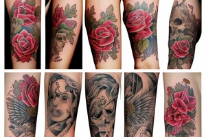 American 
Traditional 
Sleeve tattoo idea
