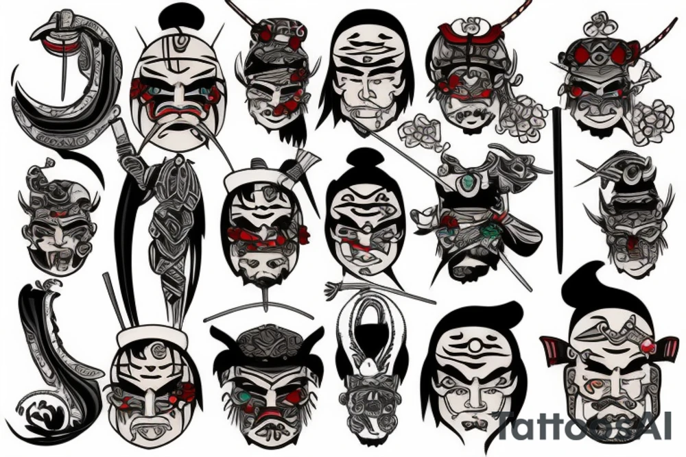 samurai tattoo idea