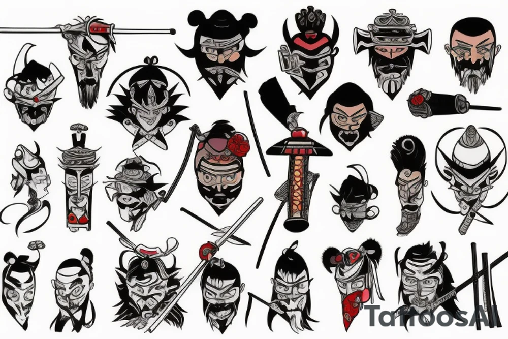 samurai tattoo idea
