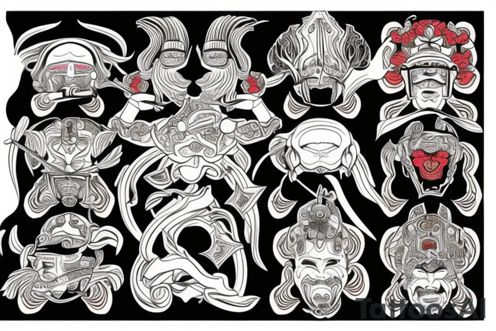 samurai tattoo idea