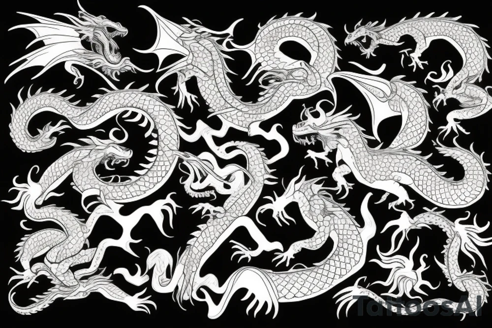 dragon tattoo idea