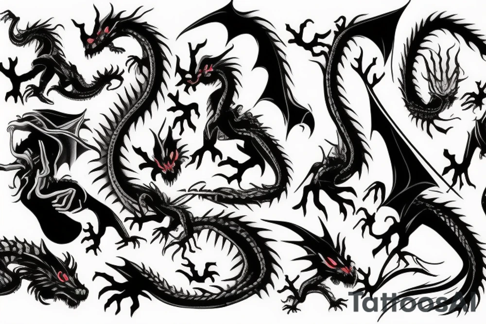 dragon tattoo idea