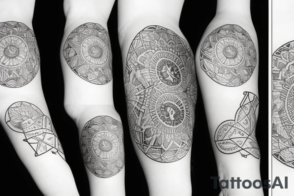 American 
Traditional 
Sleeve tattoo idea
