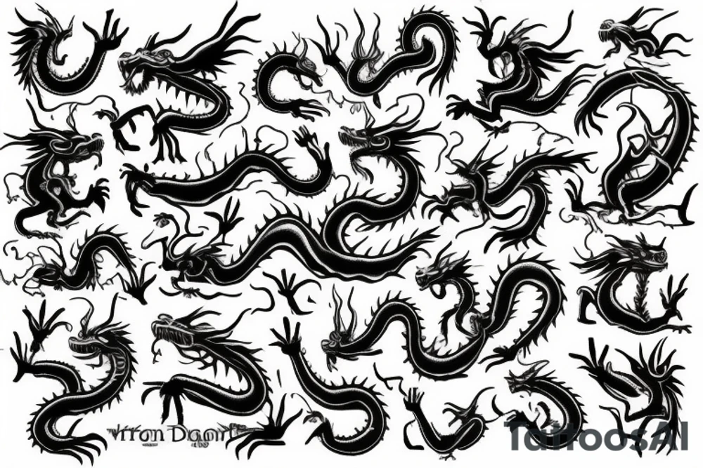 dragon tattoo idea