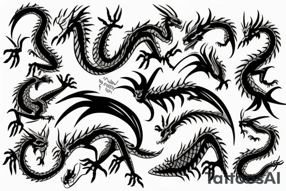 dragon tattoo idea