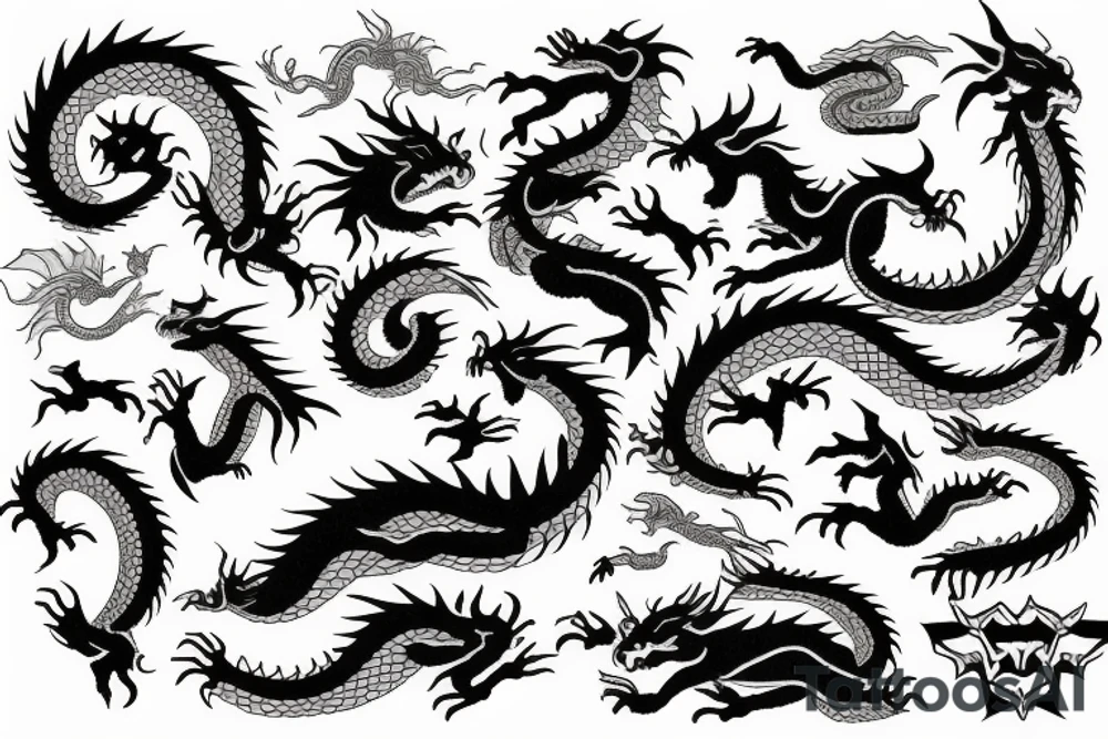 dragon tattoo idea