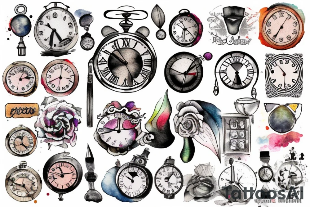 Clock tattoo idea