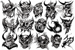 demon tattoo idea