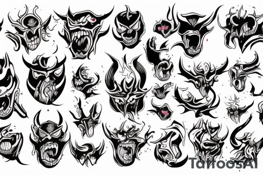 demon tattoo idea