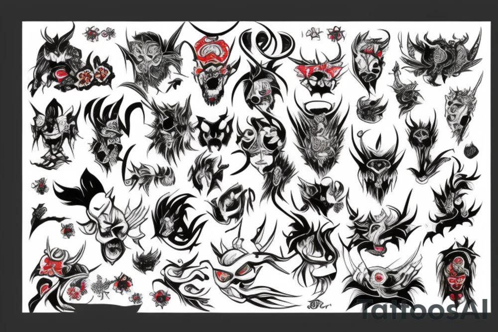 demon tattoo idea