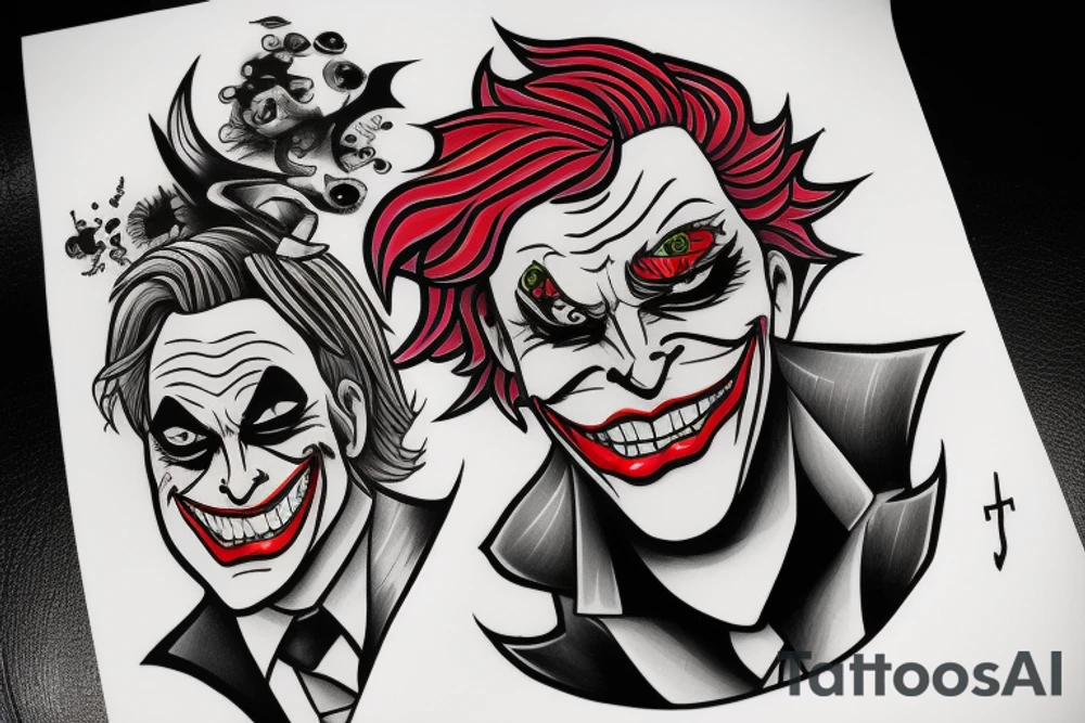 joker tattoo idea