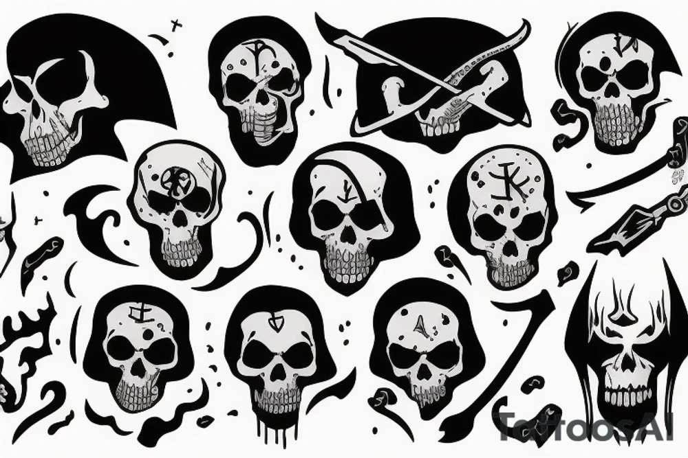 grim reaper tattoo idea