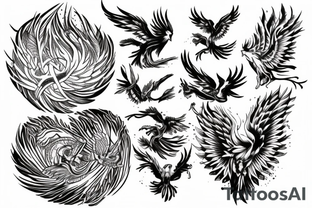 phoenix nest tattoo idea