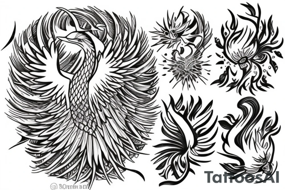 phoenix nest tattoo idea