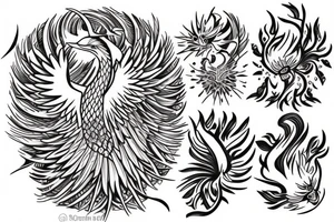 phoenix nest tattoo idea