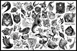 reminder that life is short but represented as a powerful animal tattoo idea