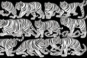 powerful tiger japanese tattoo idea