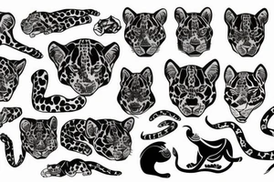 powerful jaguar tattoo idea