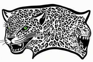 detailed jaguar tattoo idea
