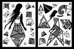 girl walking with a boy tattoo idea