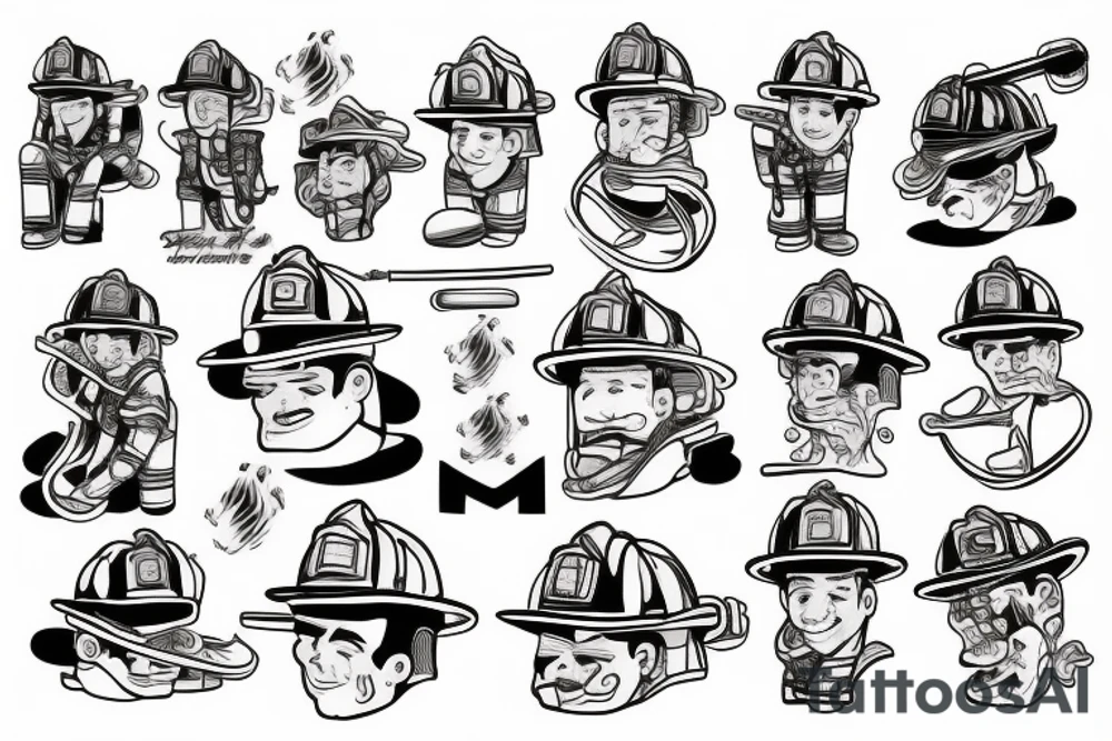 Fireman tattoo idea